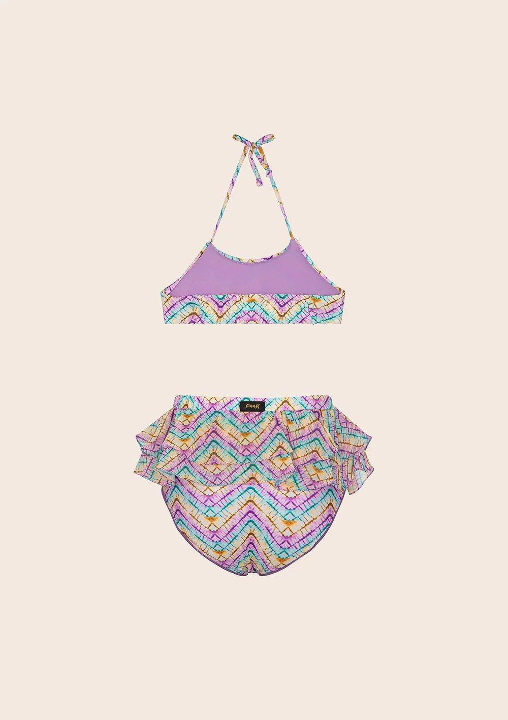 Bikini Neonata Top con Slip Bon Bon Fantasia rosa B1A12UBX 51 F**K