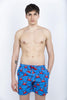 Costume da bagno da uomo Gustavia di lunghezza media con stampa granchio