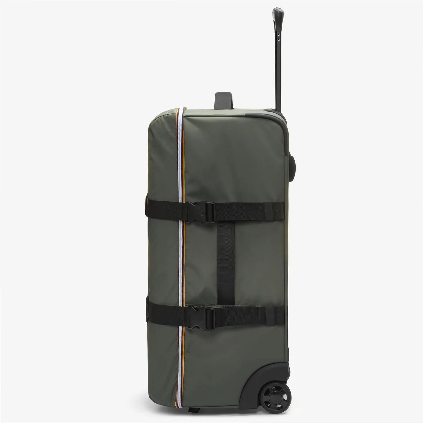 Borsa da Viaggio Trolley Unisex Verde con Base Rinforzata K2128NW Y02 K-WAY ACCESSORIES