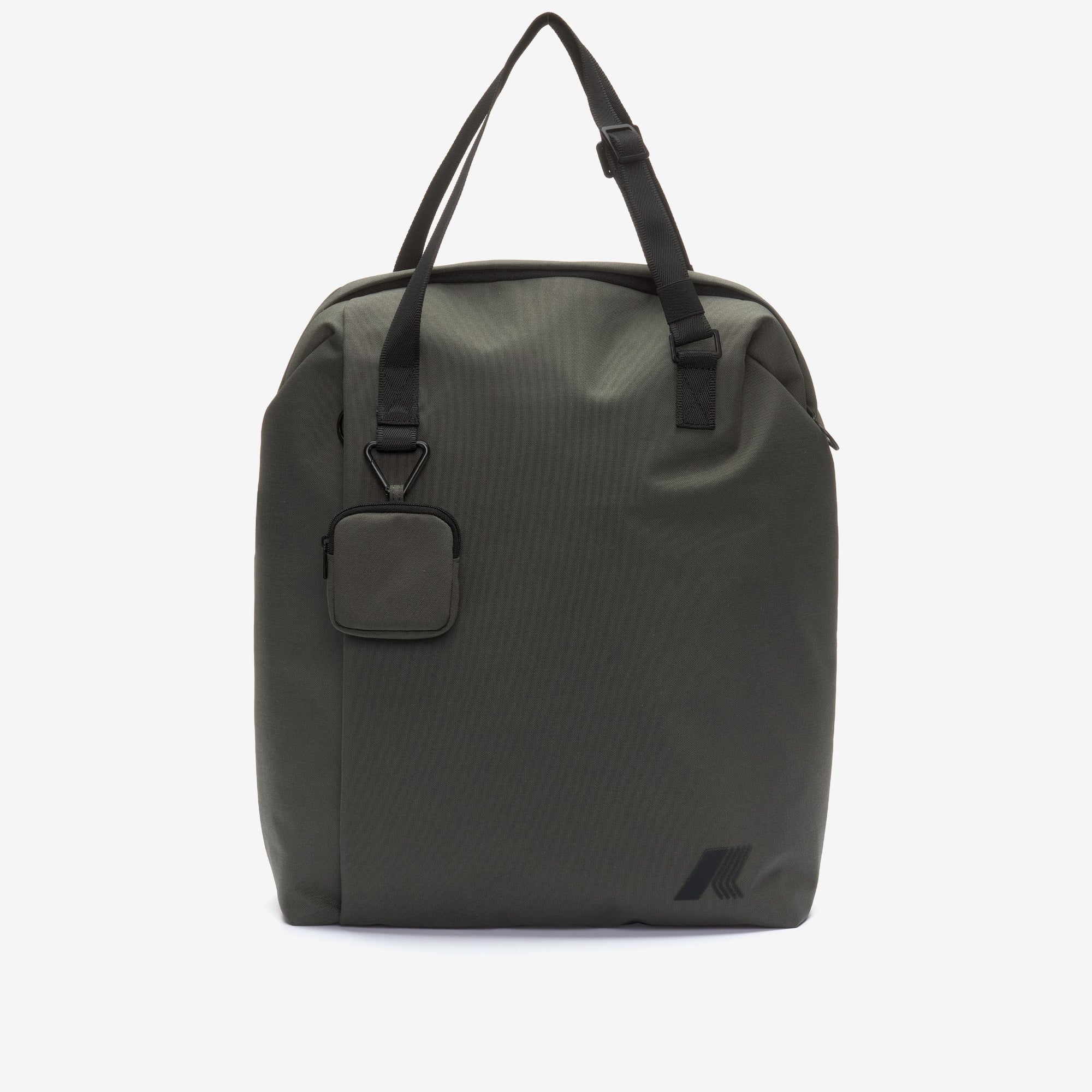 Borsa uomo verde militare con gancio e scomparti K4136NW WMR K-WAY ACCESSORIES
