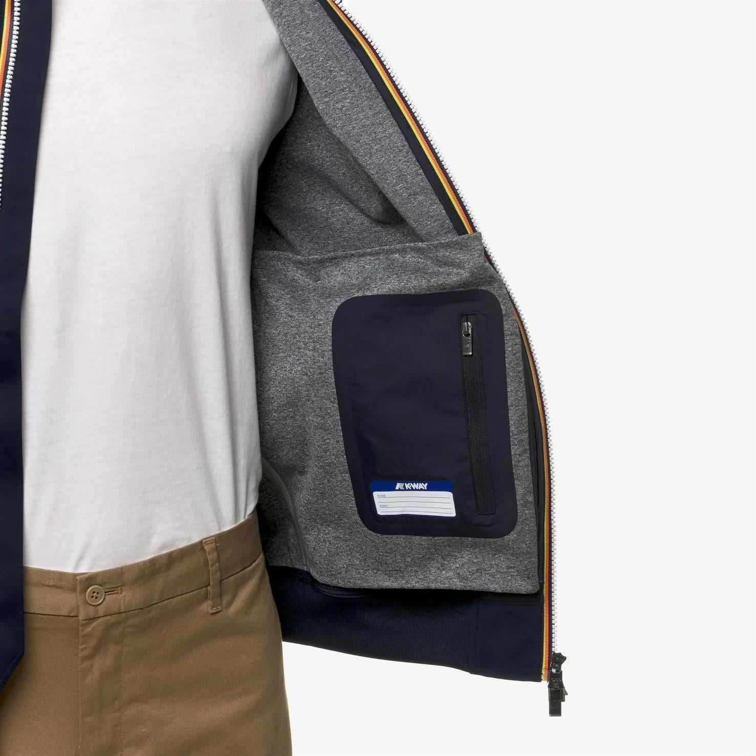 Giacca Casual Uomo Impermeabile blu K5123HW K89 K-WAY