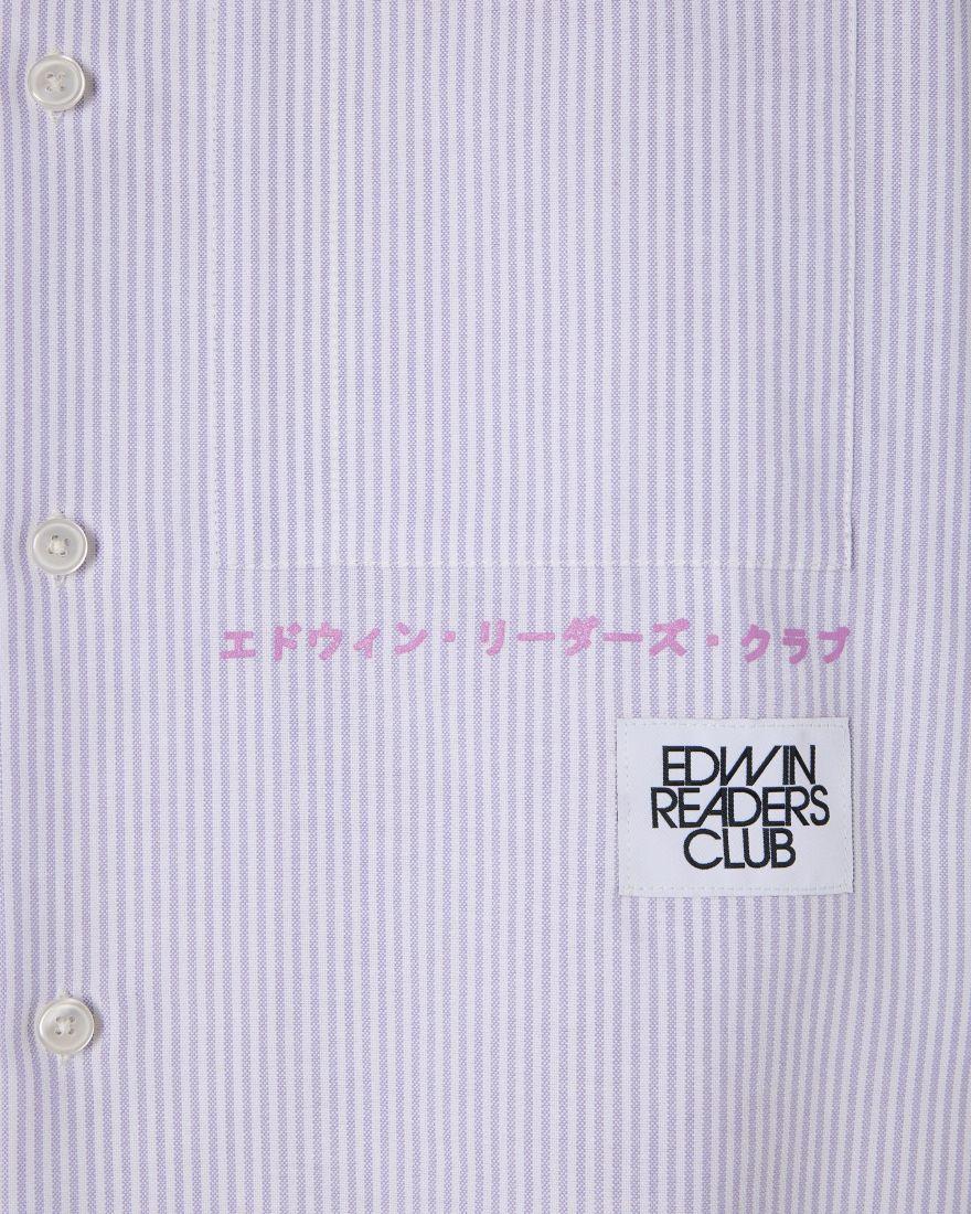Edwin Reader's Club Shirt SS lilla I034968 2ZP67 EDWIN