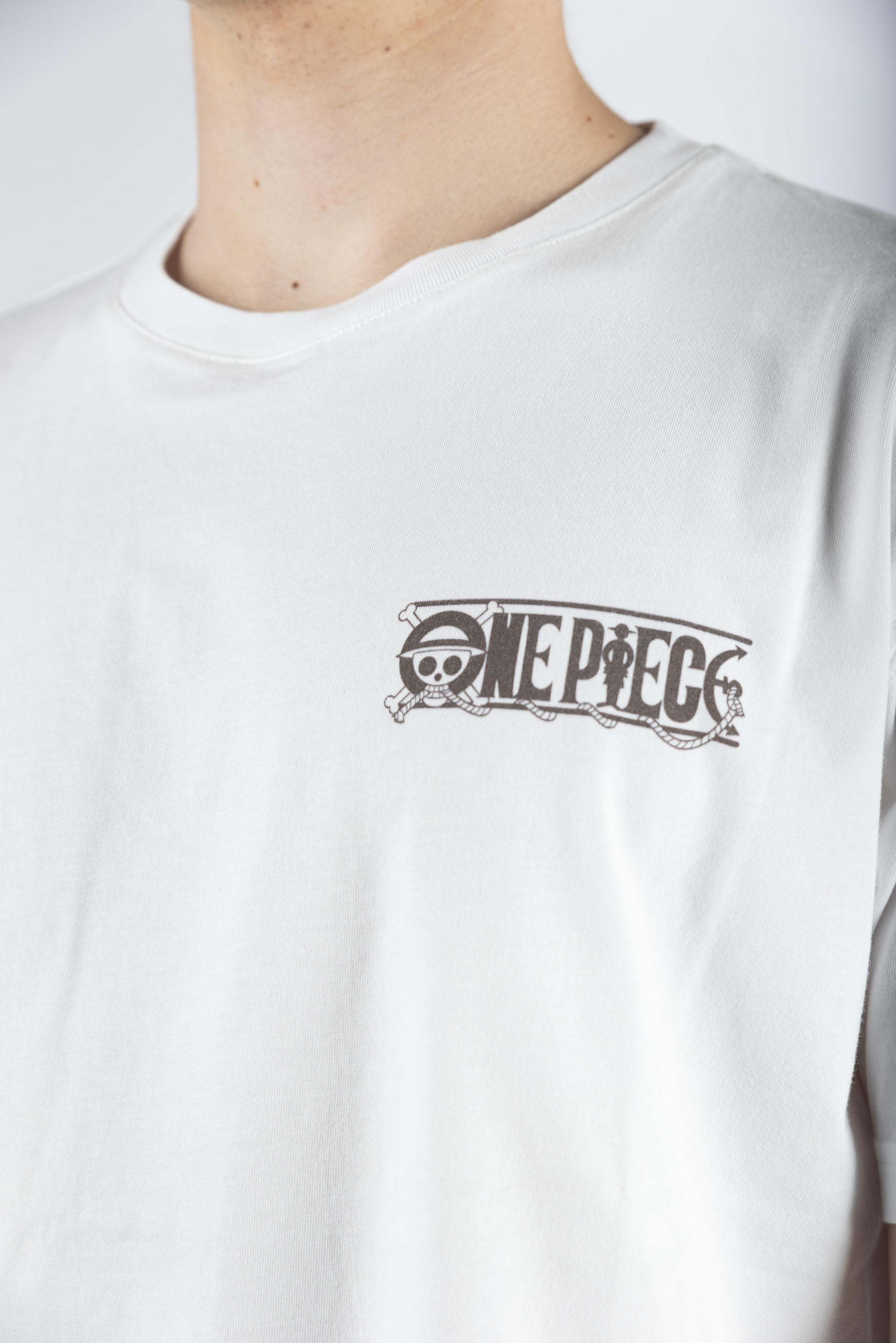 T-shirt in cotone con ricamo One Piece bianco Special Edition TSHM001 04481H MC2 SAINT BARTH