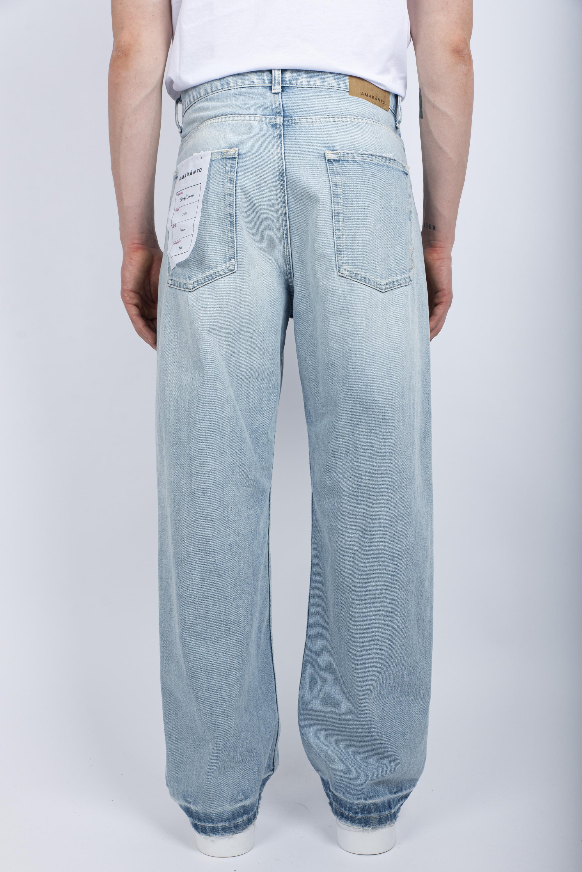 Pantaloni denim Amaranto Uomo B6D0081 ADENIMCH AMARANTO