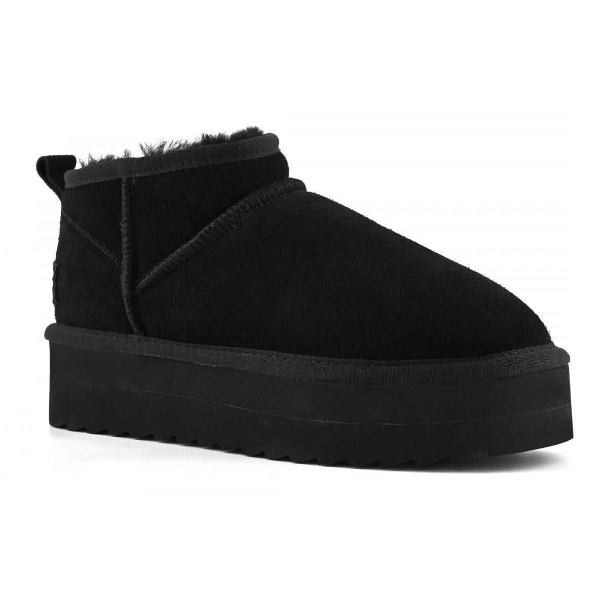 Stivale platform in pelle HCSHEARPLA2 BLA COLORS OF CALIFORNIA