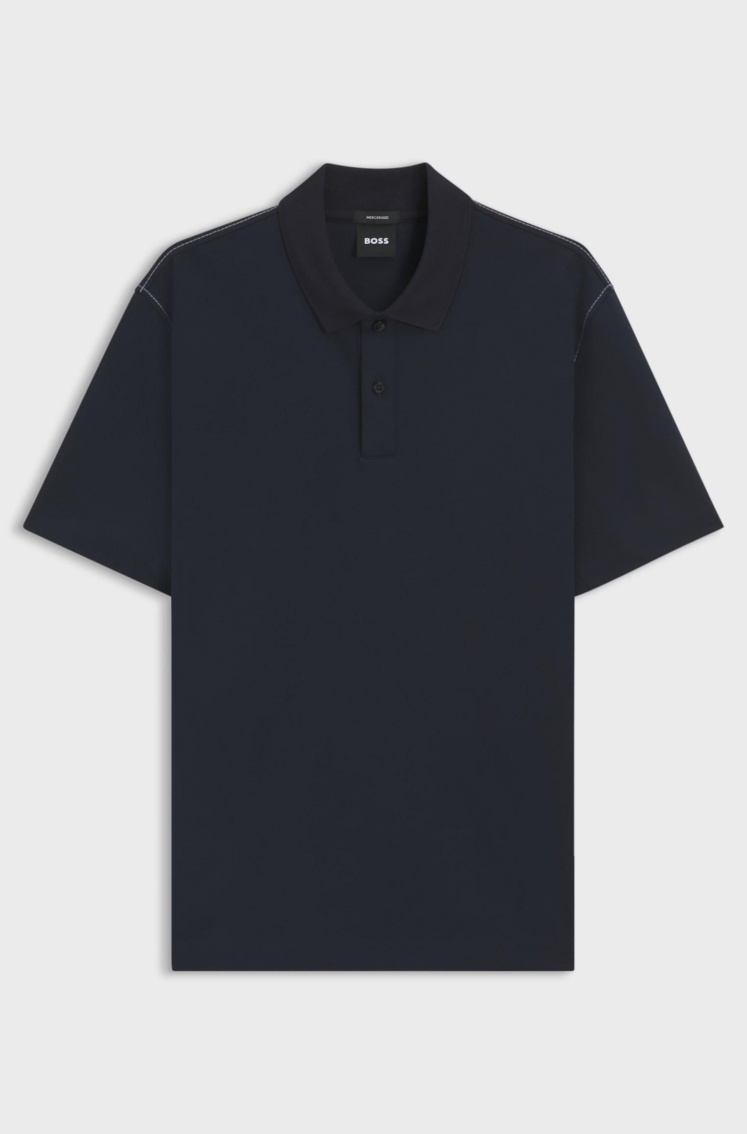 Polo in misto cotone con finitura mercerizzata 50543387 404 BOSS