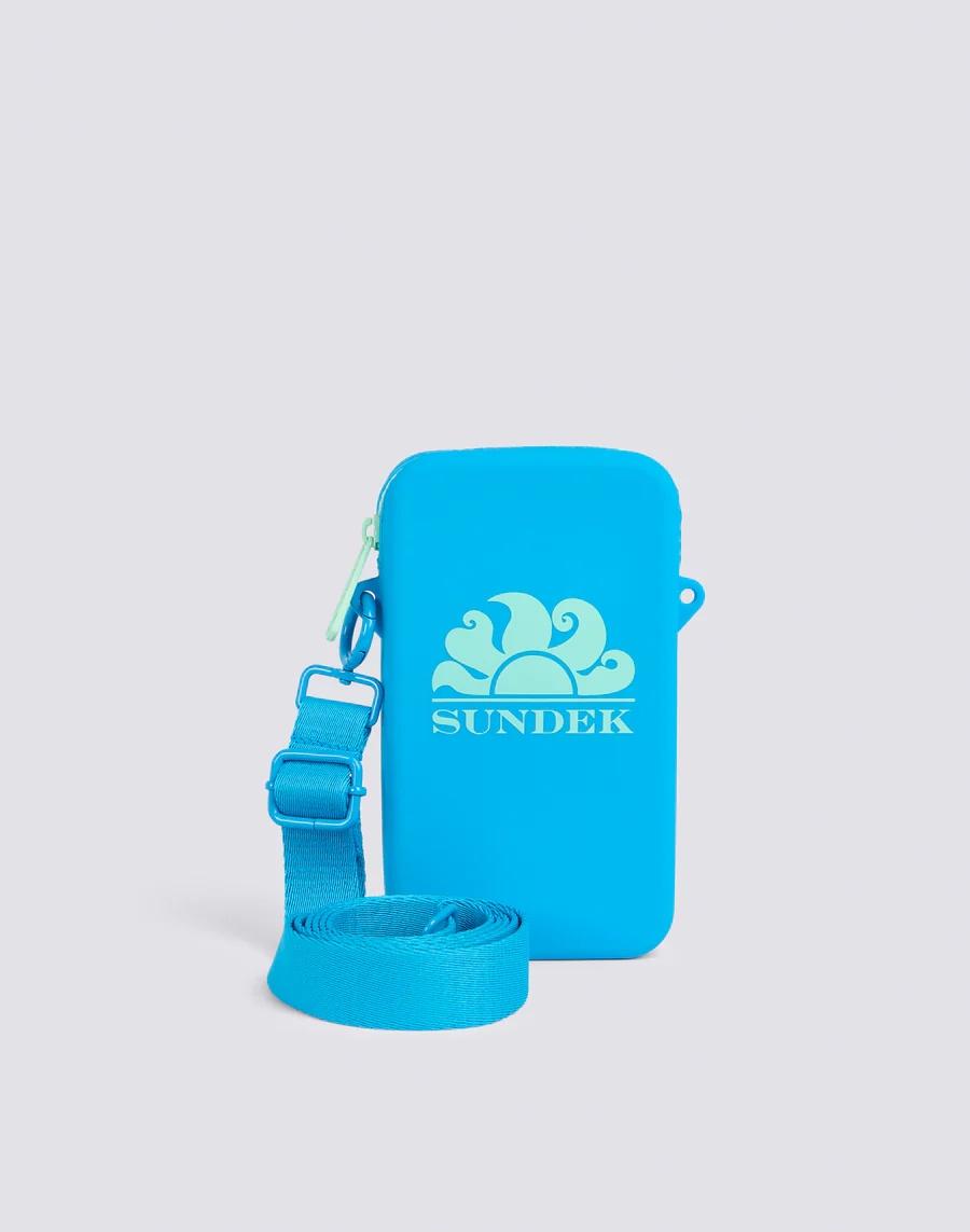 Page borsetta necessaire azzurra AW023ABSL100 A7401 SUNDEK