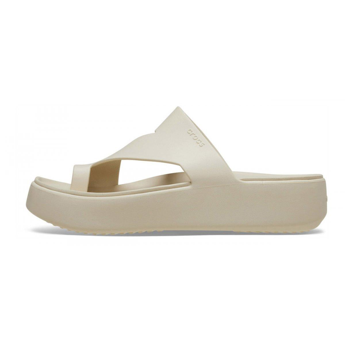 Getaway Platform Toe Loop Donna Sandstone CR210834 SDST CROCS