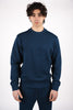 Relaxed fit cotton terry sweatshirt with contrasting logo