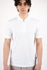 Polo shirt with zip closure