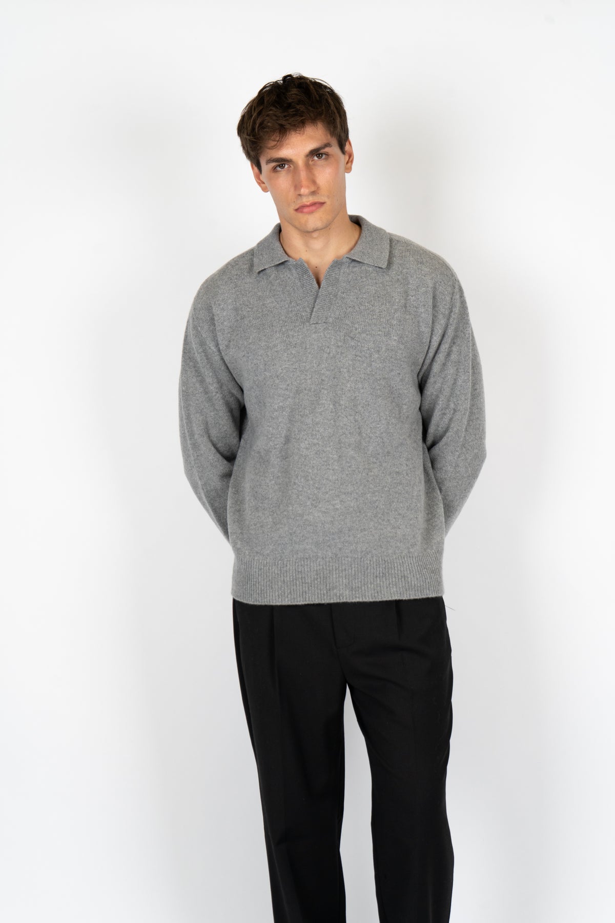 Maglioncino polo B9F0009 FU93M AMARANTO 