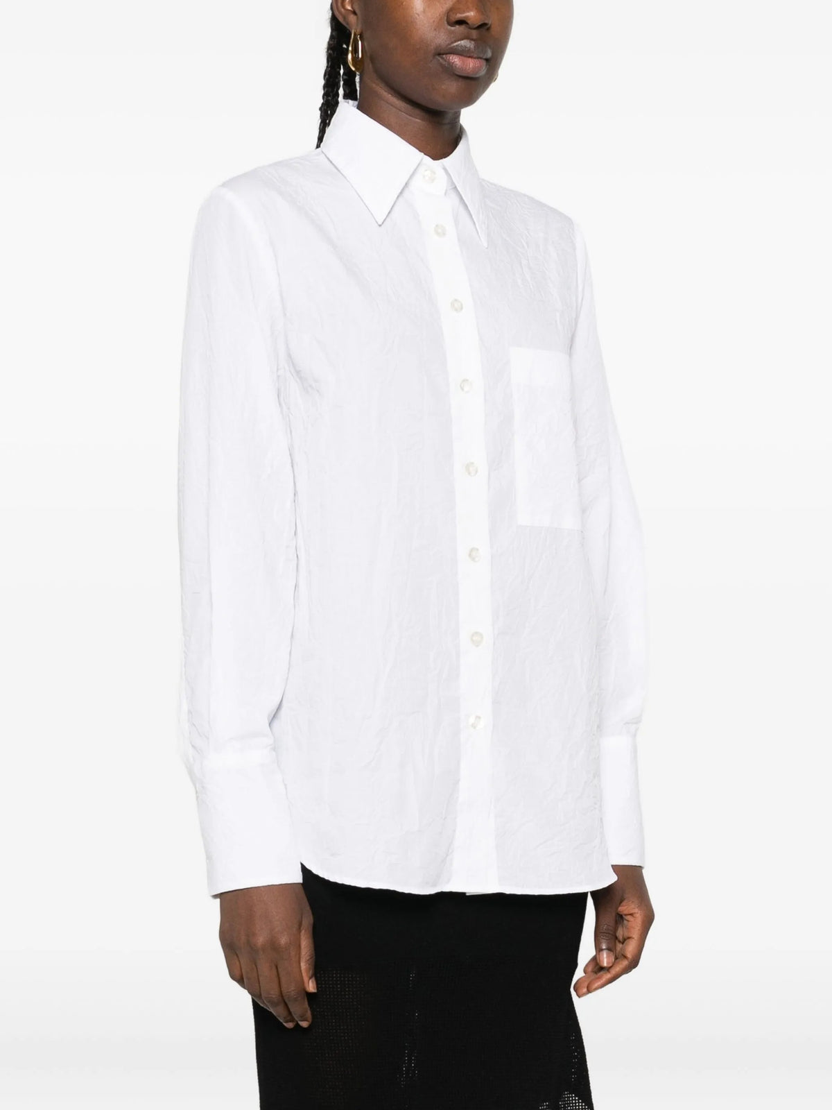 Camicia Ripple in Popeline Crinckle AMD164CN41XX C0069 AMISH 