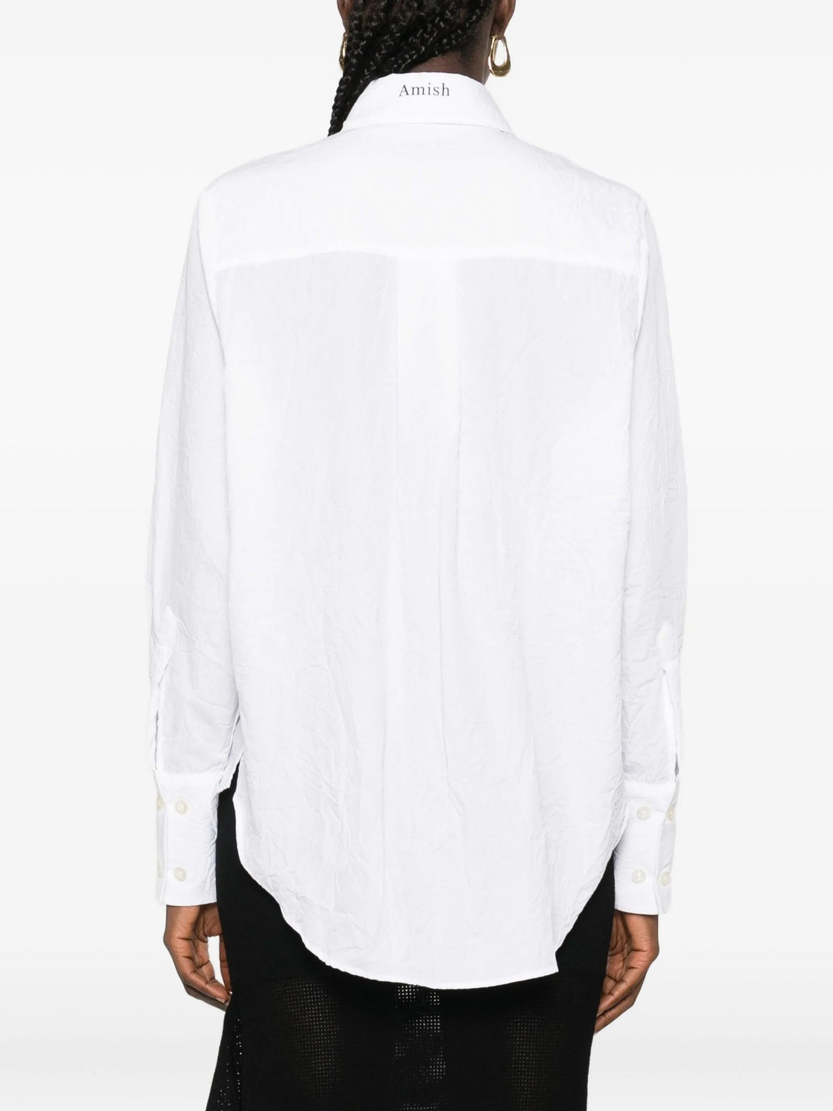Camicia Ripple in Popeline Crinckle AMD164CN41XX C0069 AMISH 