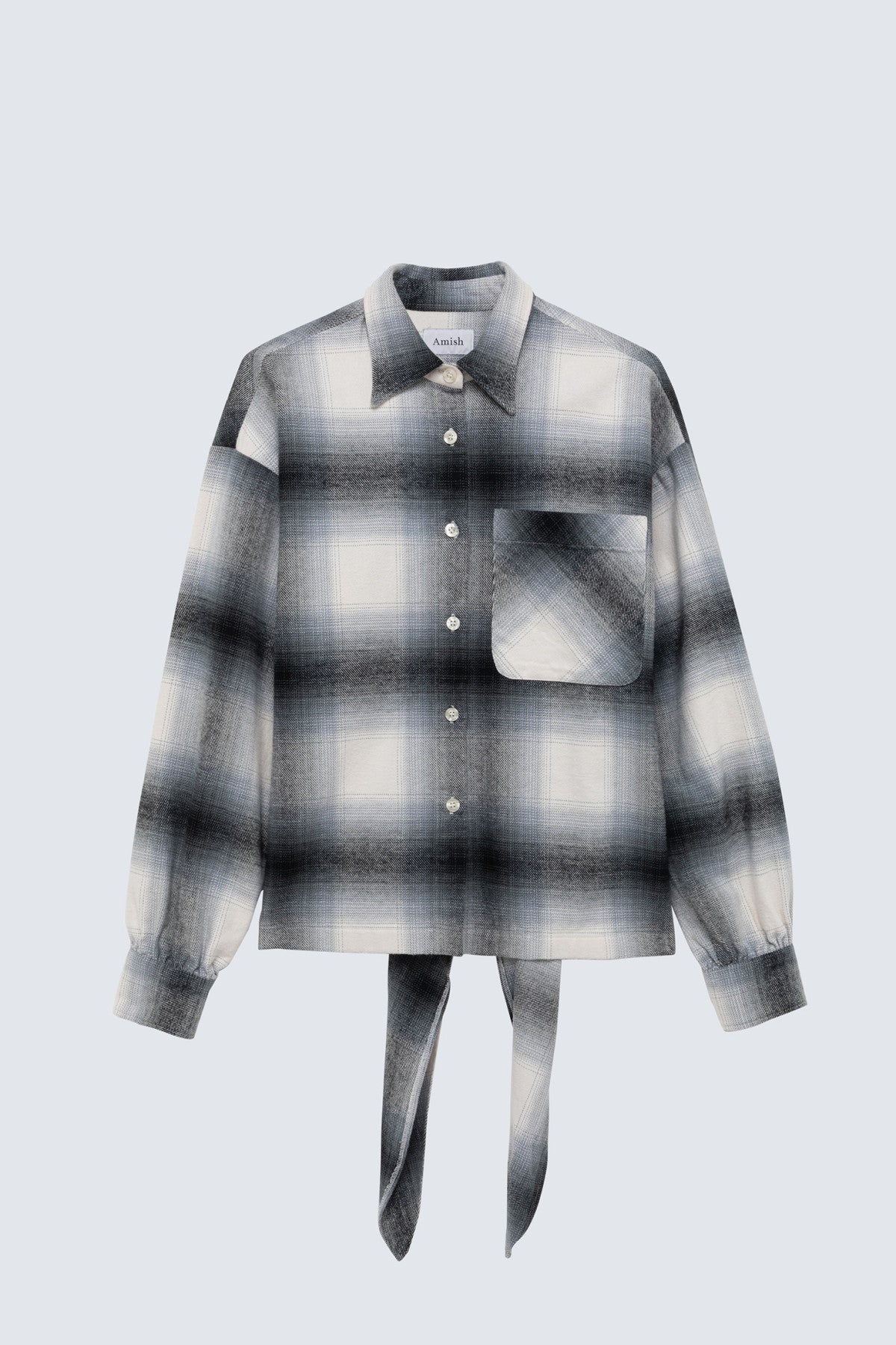 Camicia Apron con Cut-out AMD168CN380124 C0533 AMISH 