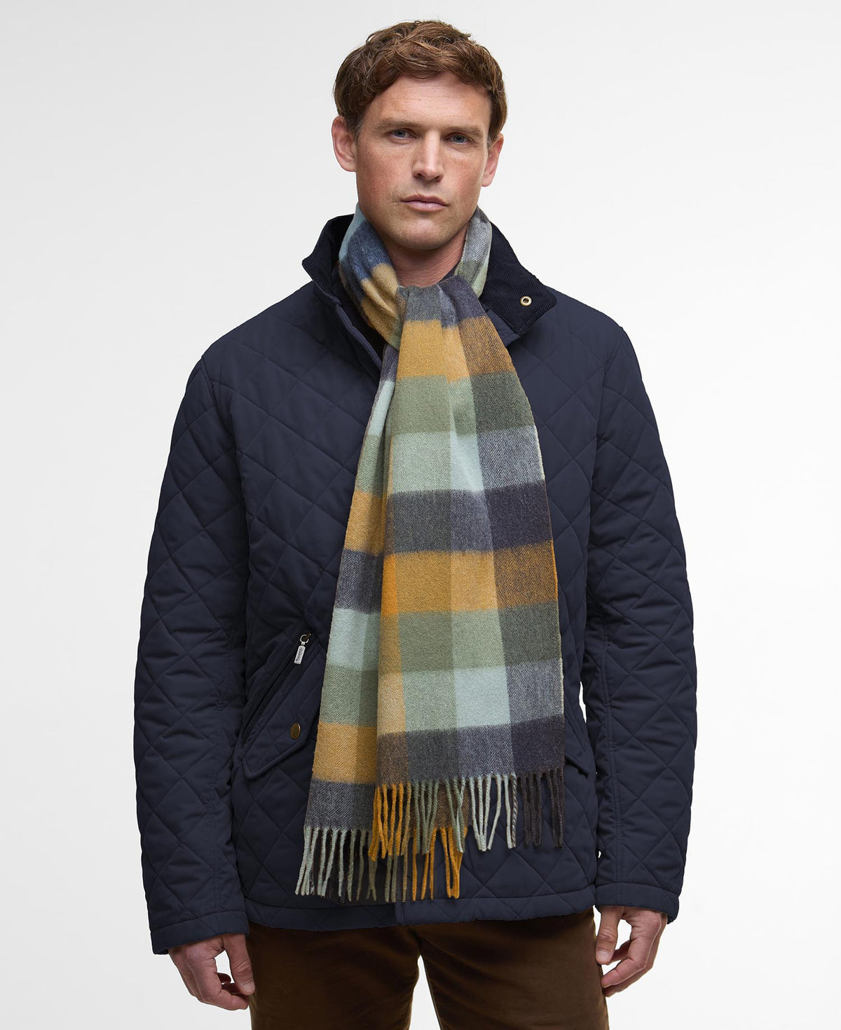 Sciarpa Tattersall grande USC0005 GN92 BARBOUR 