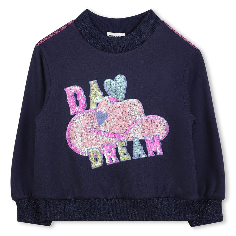 Felpa in pile U21371 85TA BILLIEBLUSH 