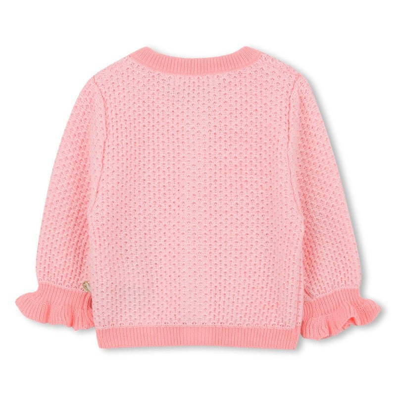 Cardigan in maglia U21435 408 BILLIEBLUSH 