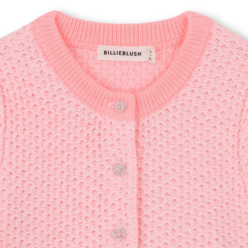 Cardigan in maglia U21435 408 BILLIEBLUSH 