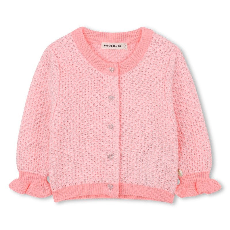 Cardigan in maglia U21435 408 BILLIEBLUSH 