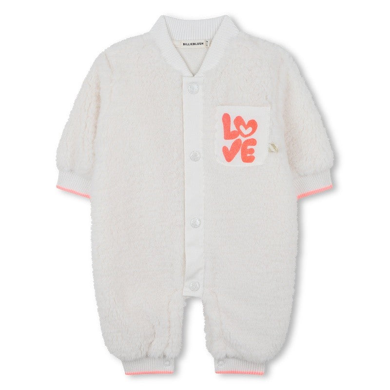 Tuta in tessuto felpato U21448 121 BILLIEBLUSH 
