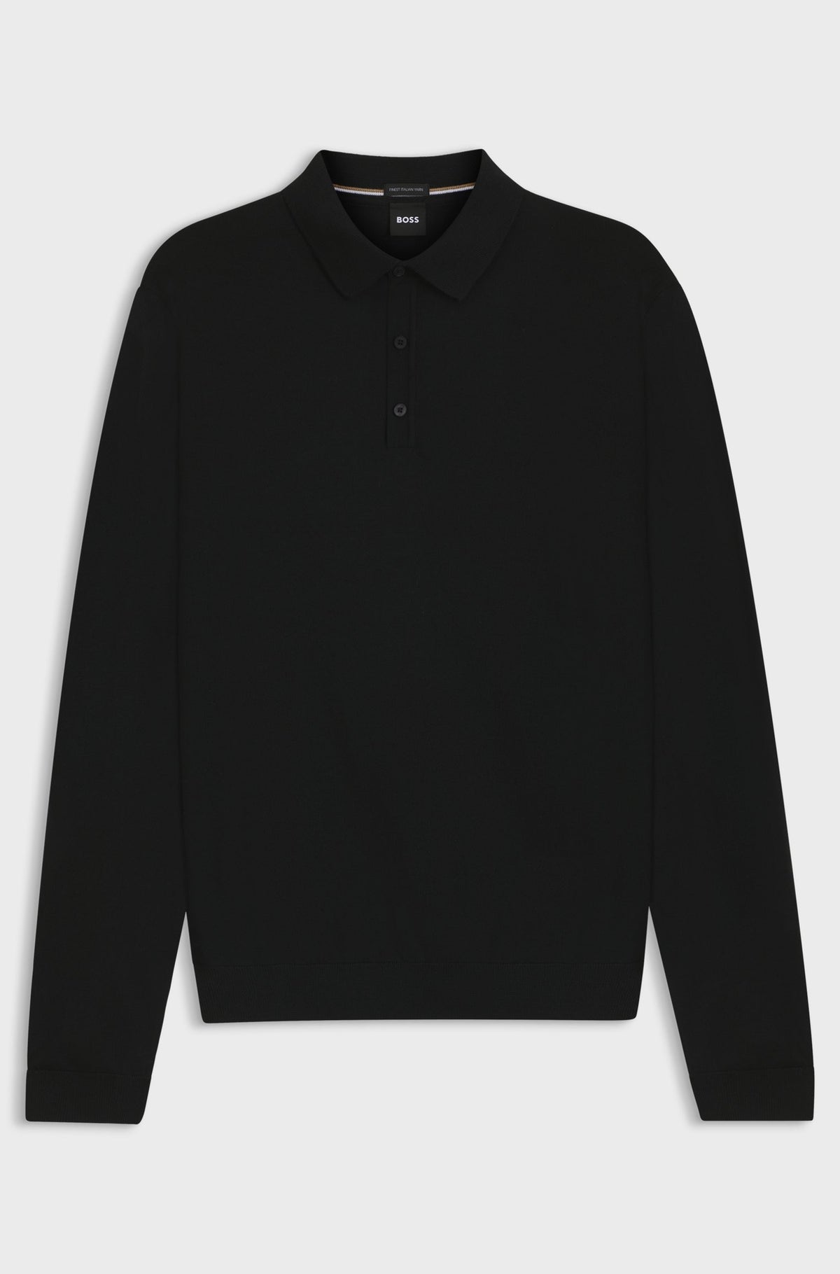 Polo regular fit in maglia di lana vergine 50476355 001 BOSS 