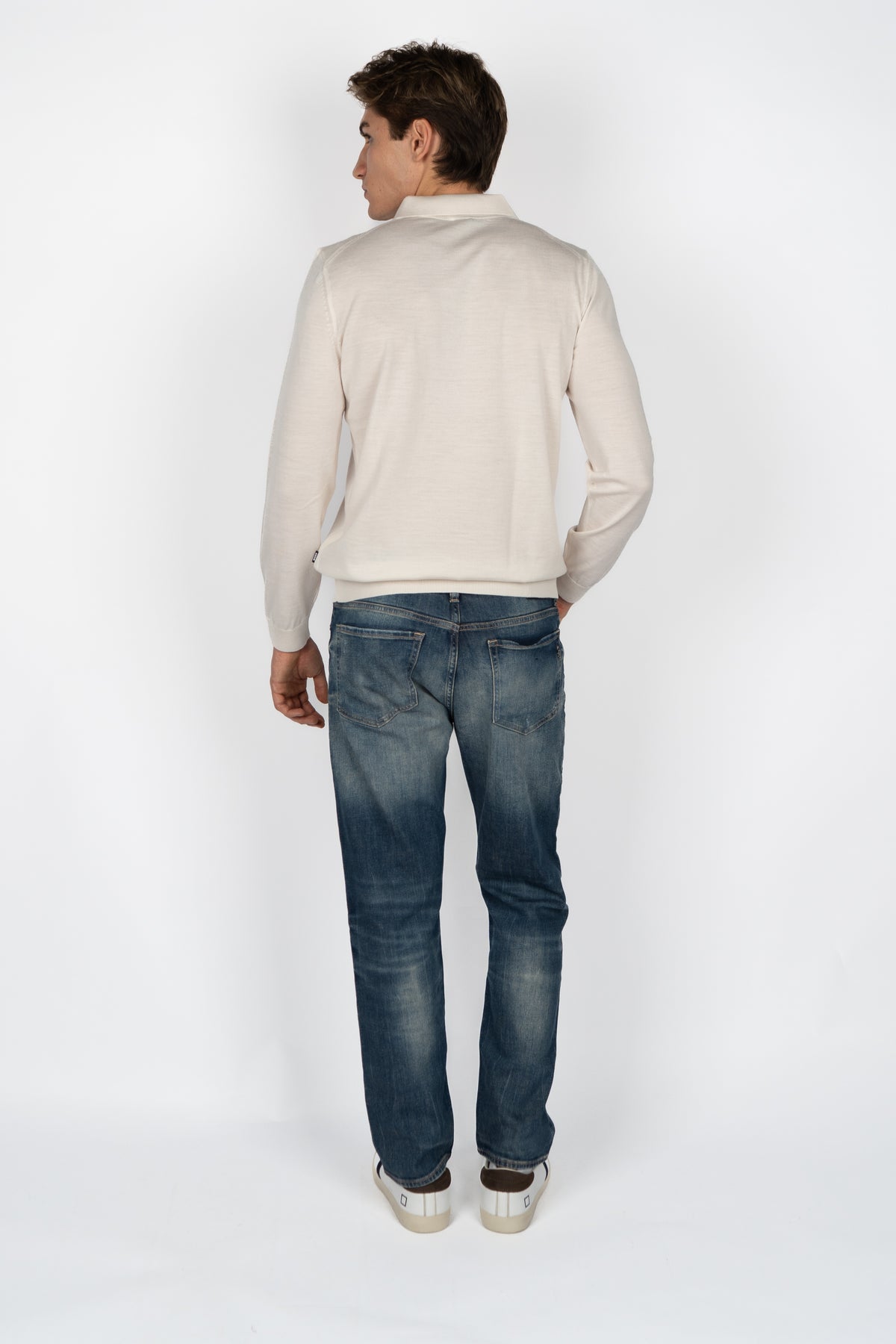 Polo regular fit in maglia di lana vergine 50476355 131 BOSS 
