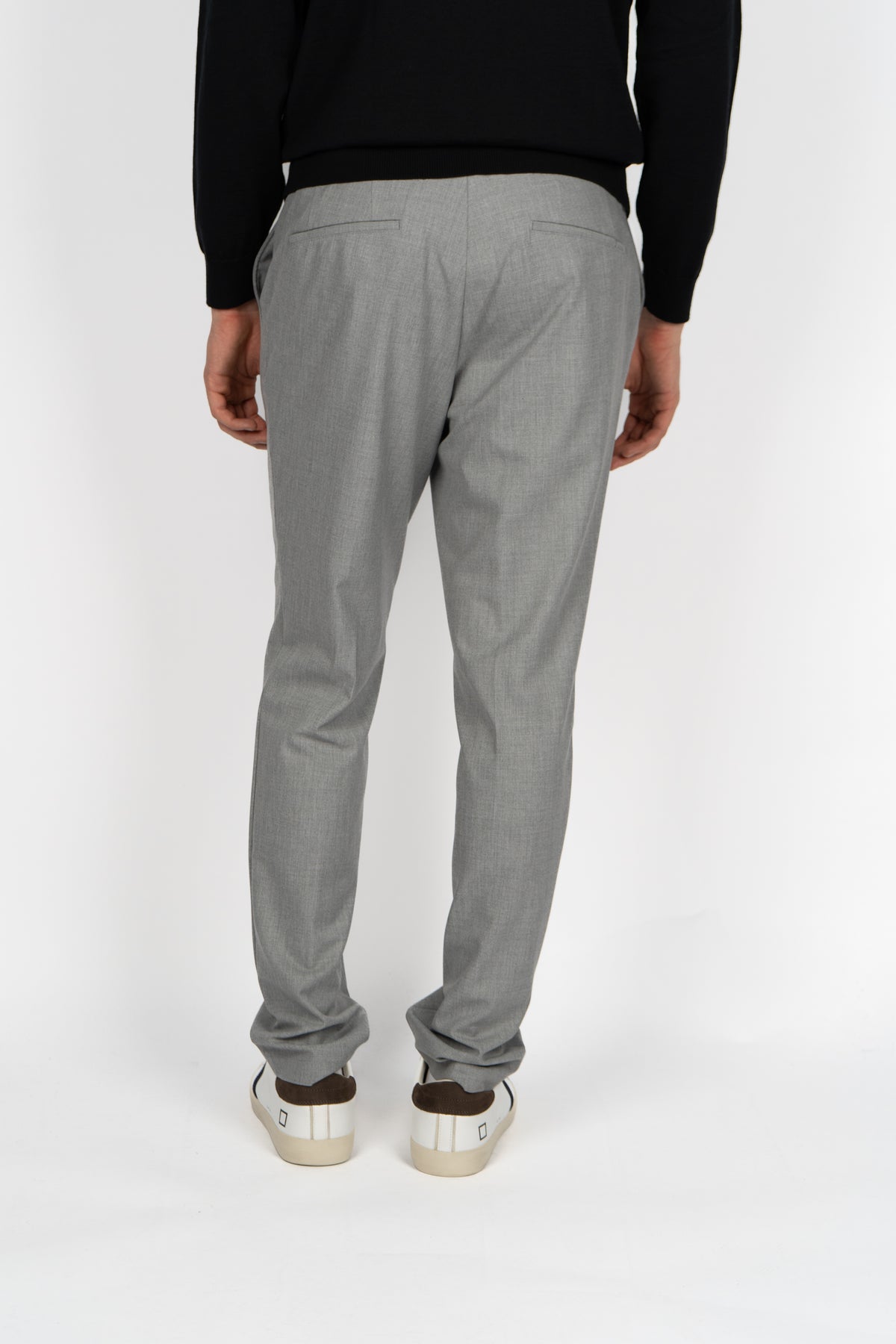Pantaloni slim fit in tessuto stretch micro-fantasino 50539968 041 BOSS 