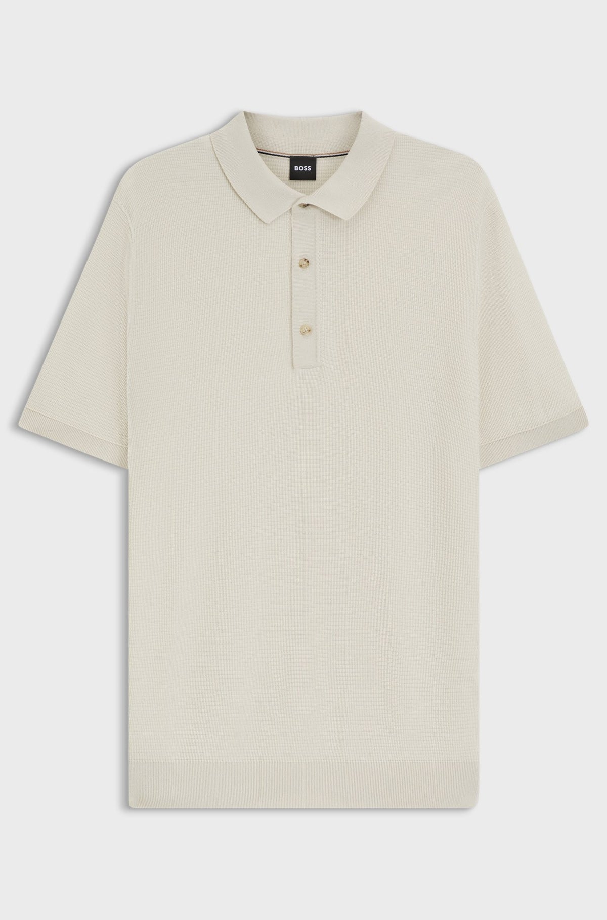Polo regular fit in maglia di misto cotone 50543148 131 BOSS 