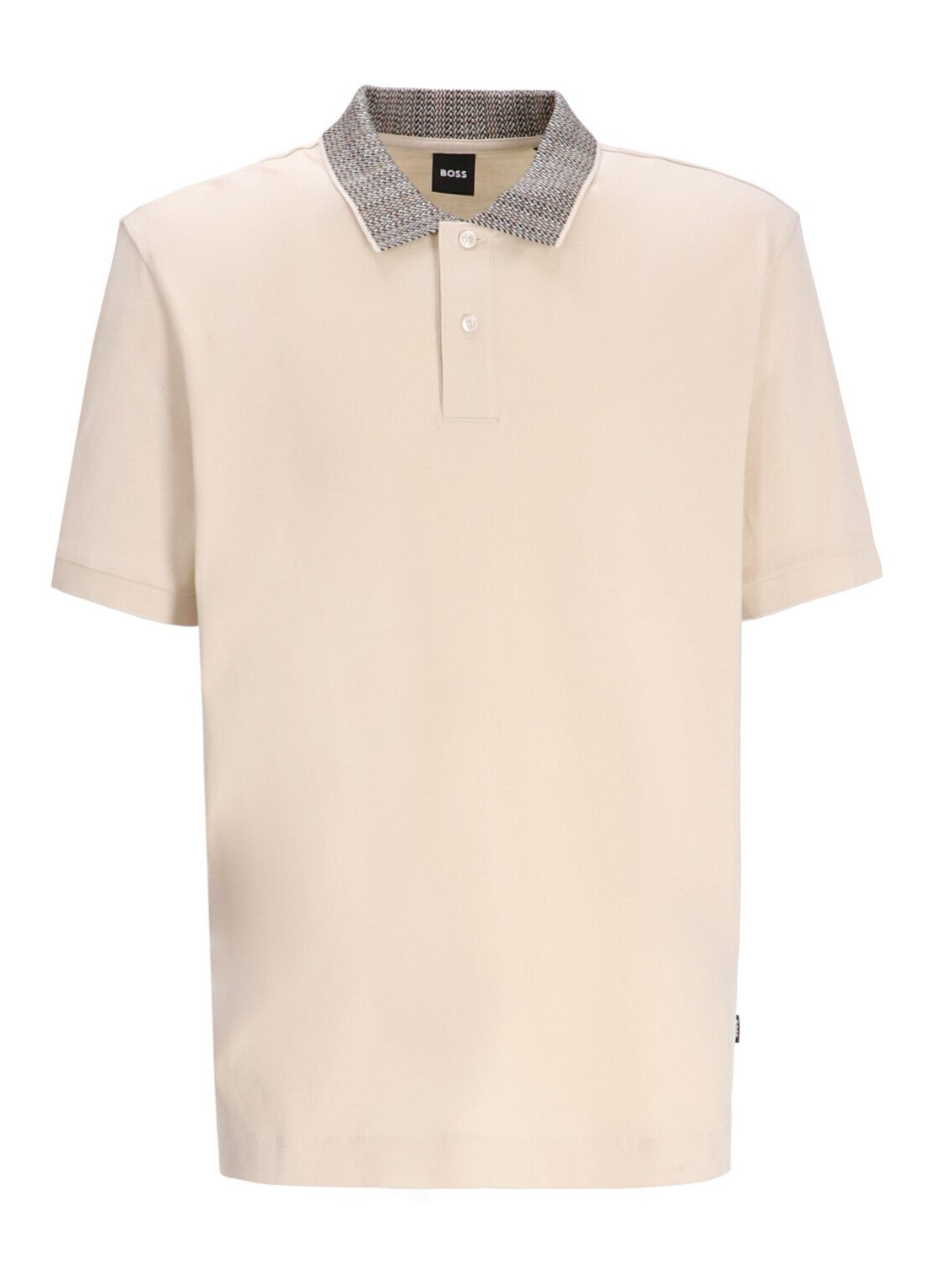 Polo in cotone Prima con colletto con motivo 50545487 131 BOSS 