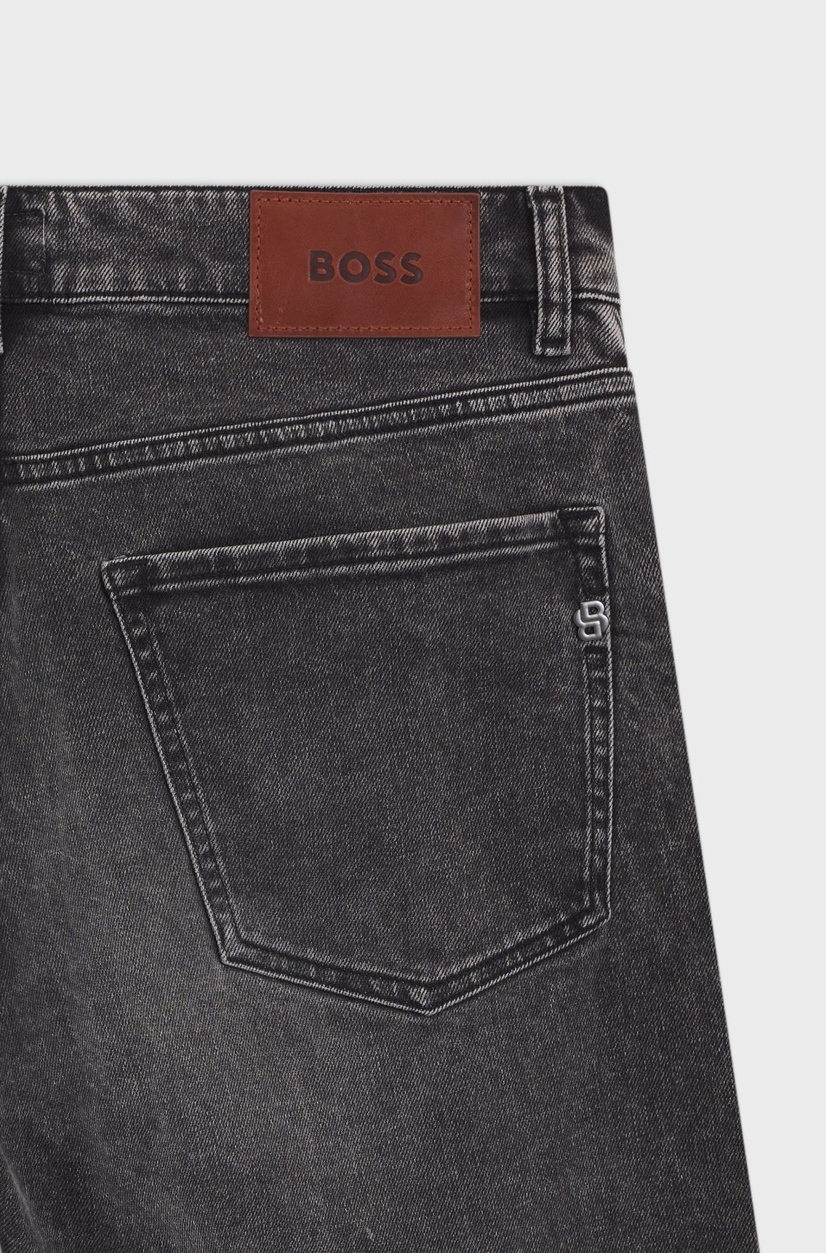 Jeans Maine regular fit in comodo denim elasticizzato grigio 50549809 009 BOSS 