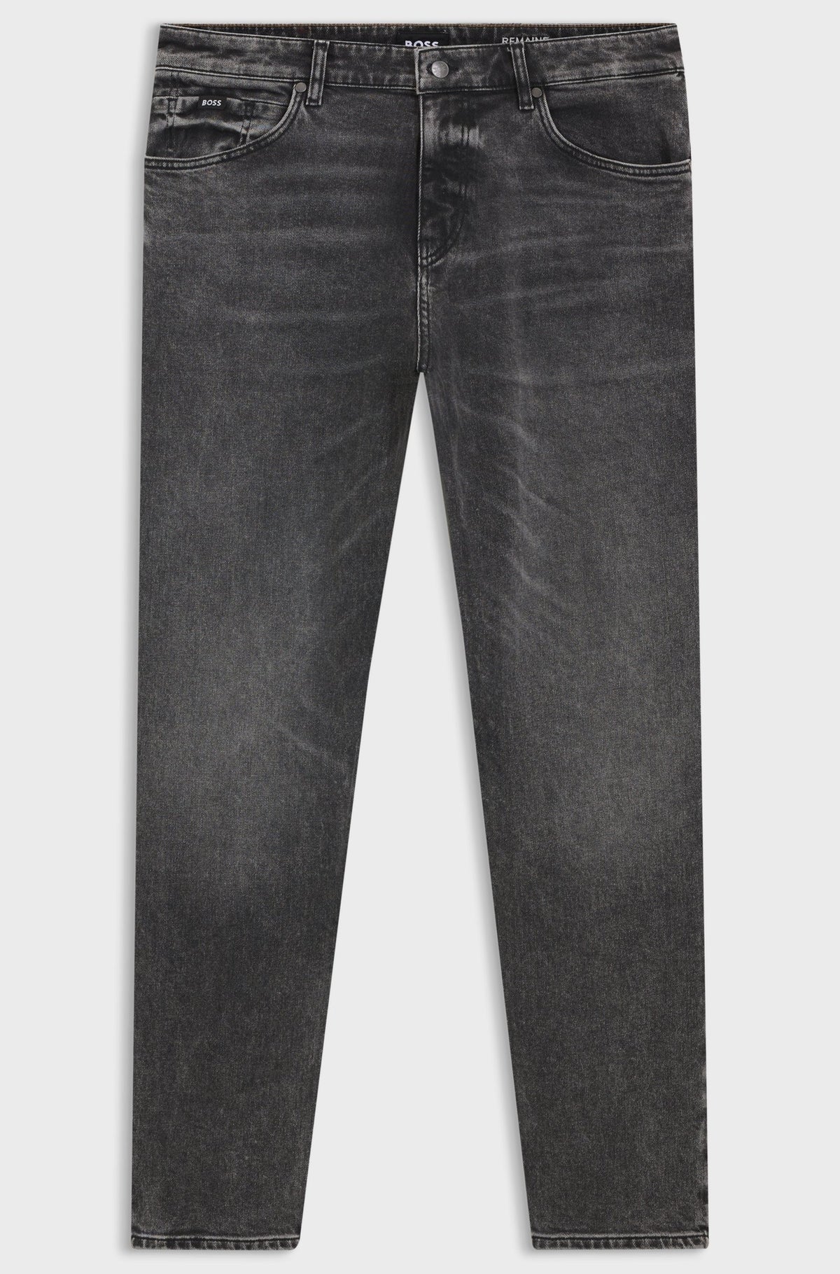 Jeans Maine regular fit in comodo denim elasticizzato grigio 50549809 009 BOSS 