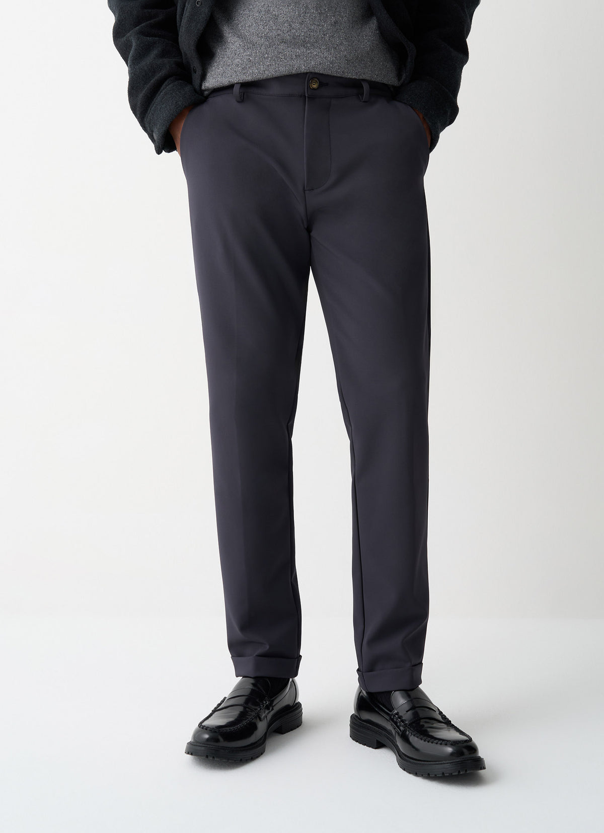 Pantaloni easy care con risvolto 05725ZS 99 COLMAR 