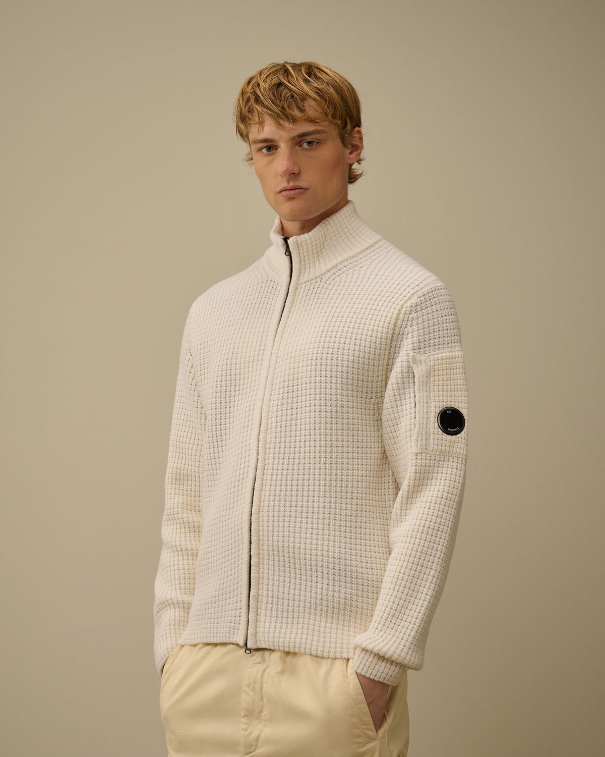 Maglione full zip 19CMKN131A 103 C.P. COMPANY 
