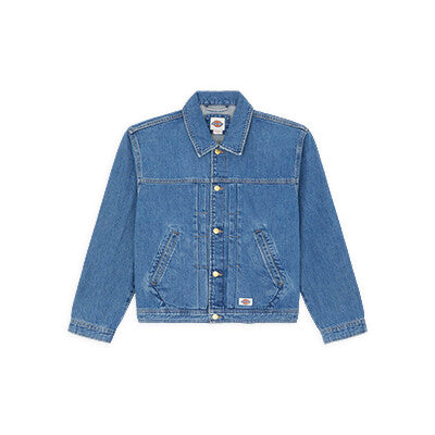 Giacca trucker in denim con pieghe DK0A87O9 ACV1 DICKIES 
