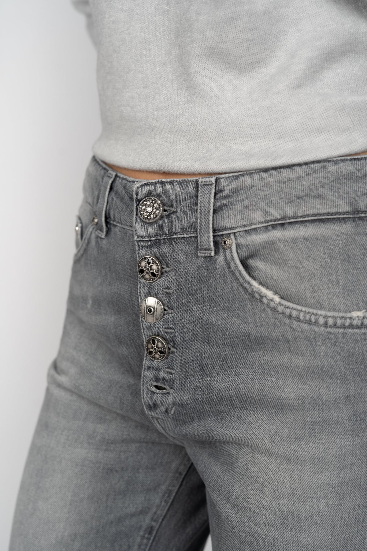 Jeans Koons loose in denim stretch DP26BLDF0277LN6 900 DONDUP 