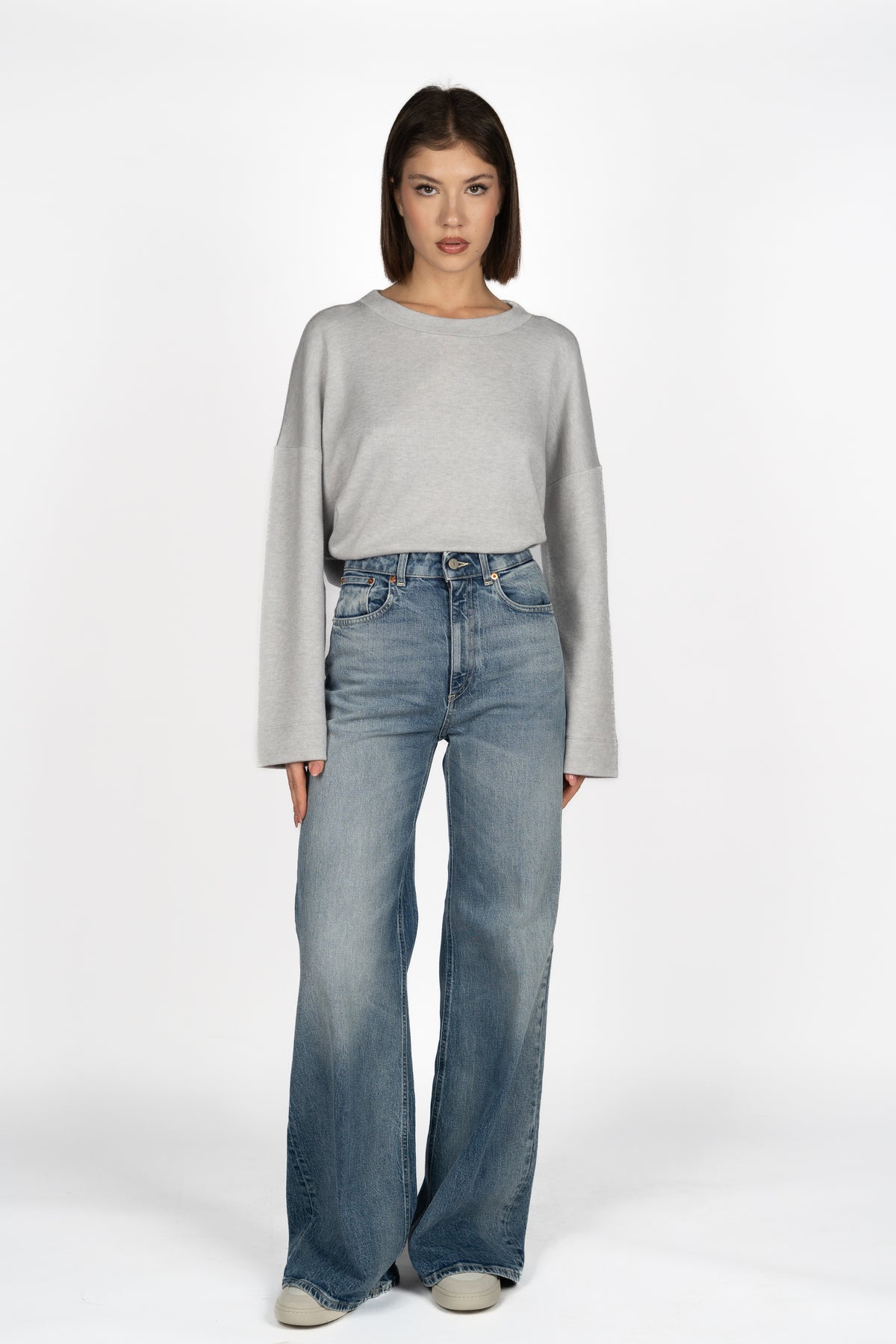 Jeans Bootcut in denim DP828DSH371LO3 800 DONDUP 