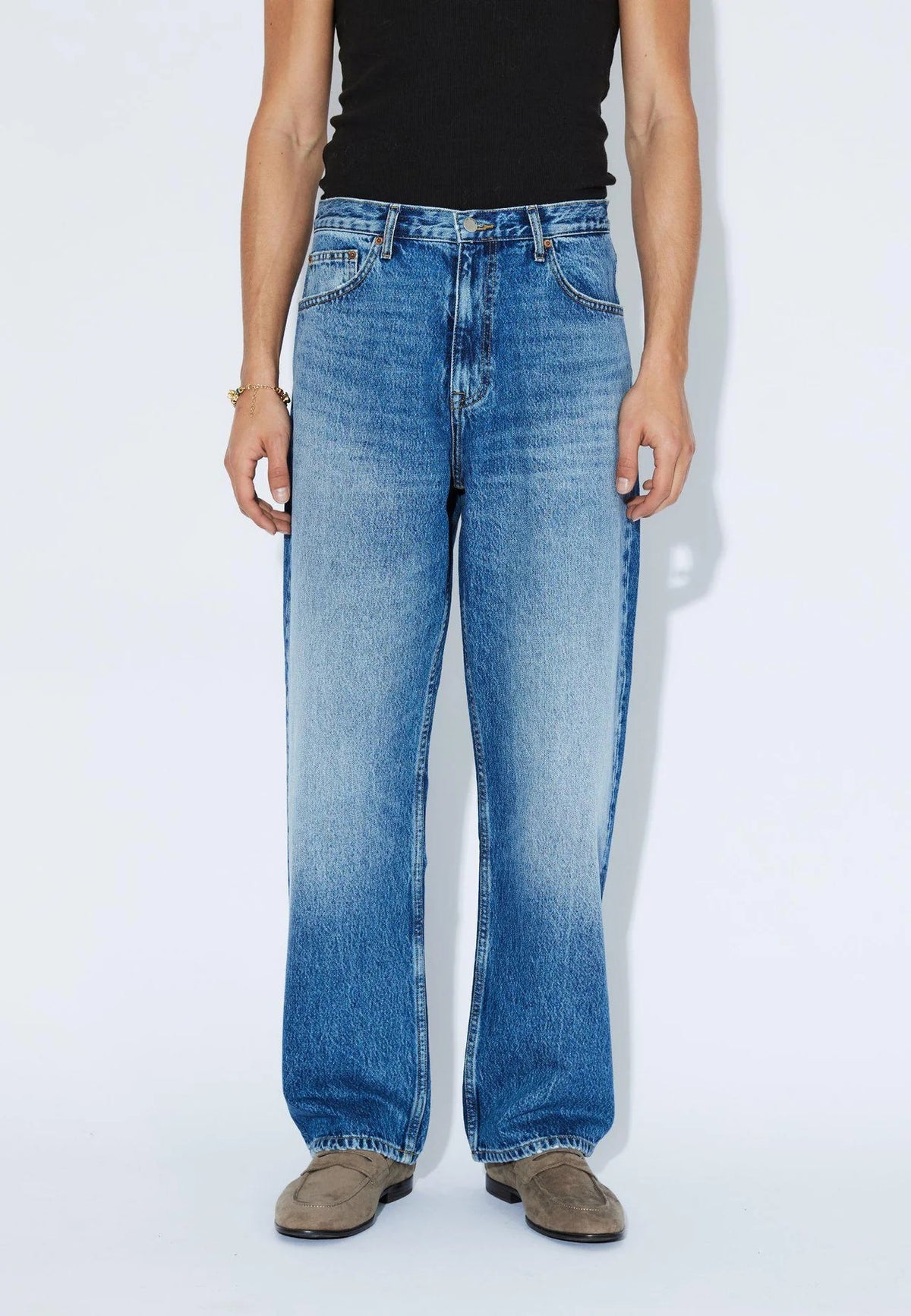 Omar - Stream Mid Fade 2110102 L90 DR. DENIM 