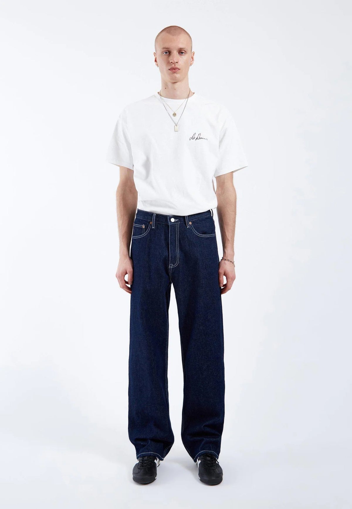 Omar - Stream Rinse Contrast 2110102 L94 DR. DENIM 