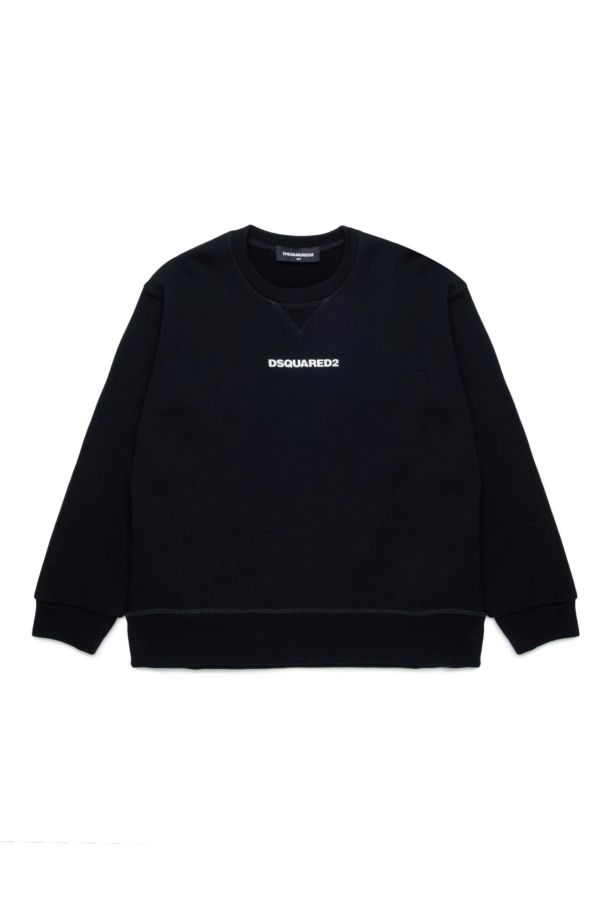 Felpa in cotone con logo DQ2739D0094 DQ900 DSQUARED2 