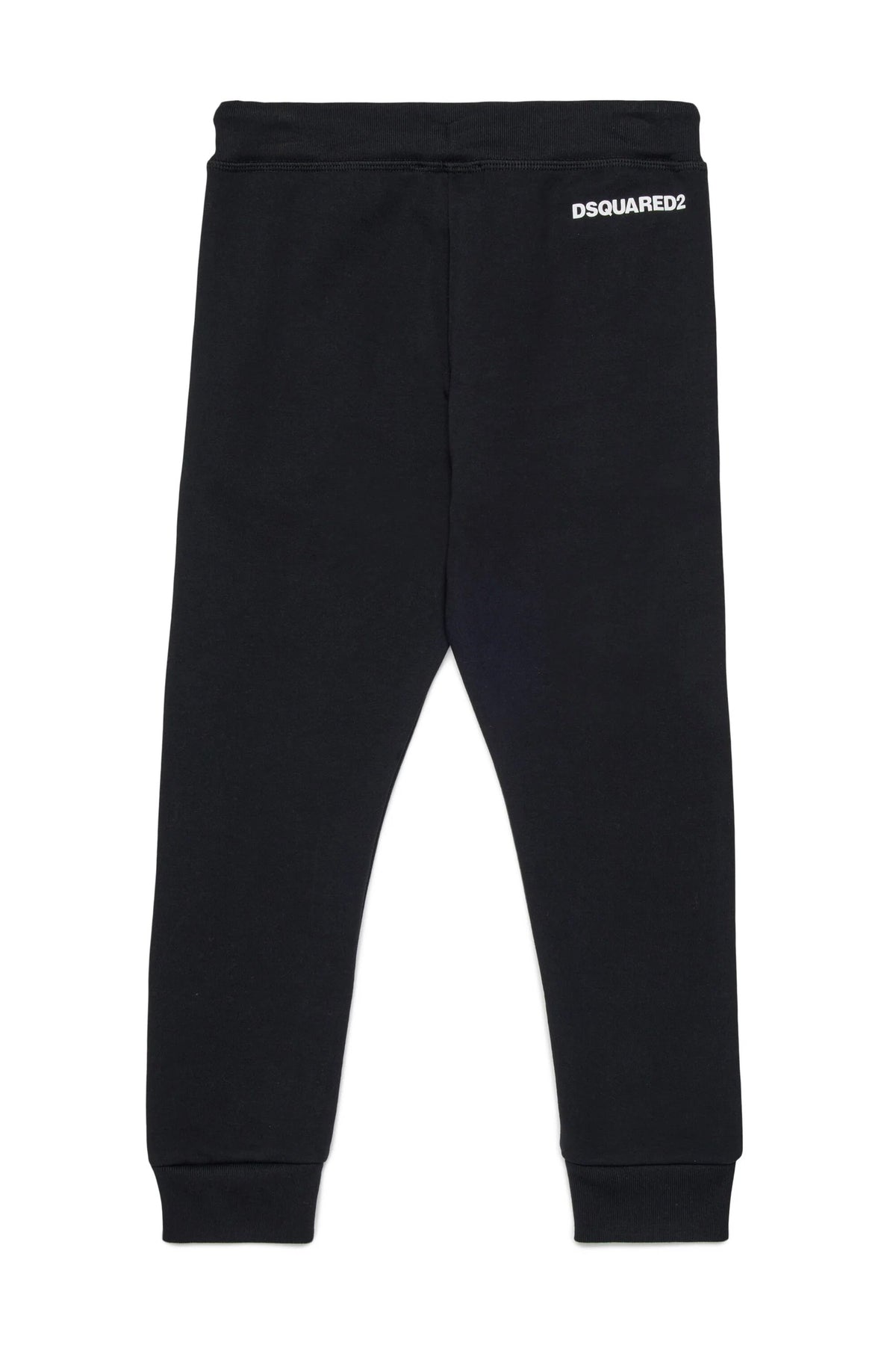 Pantaloni in pile con logo DQ3025D0094 DQ900 DSQUARED2 