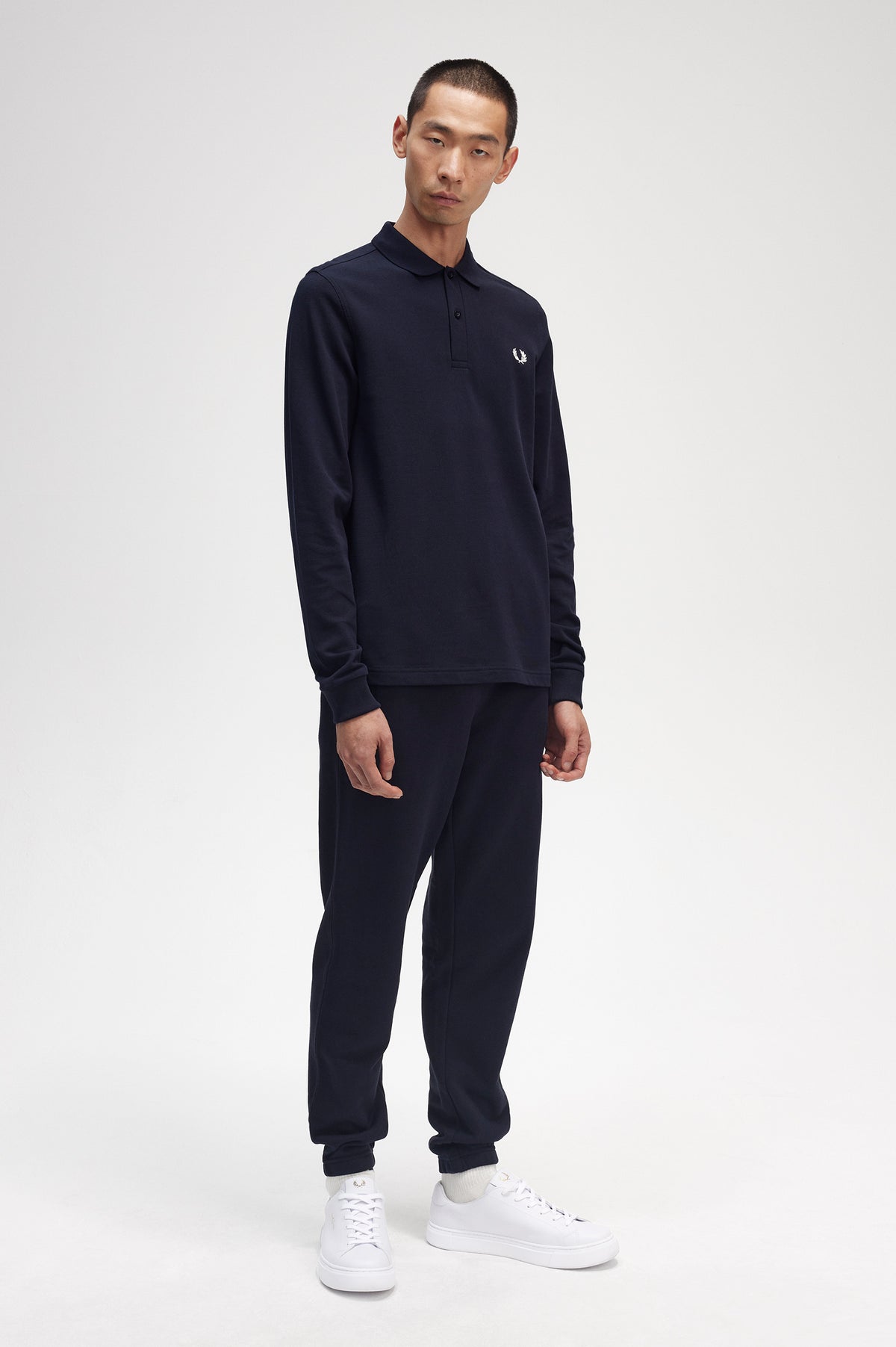 Polo a maniche lunghe M600655 608 FRED PERRY 
