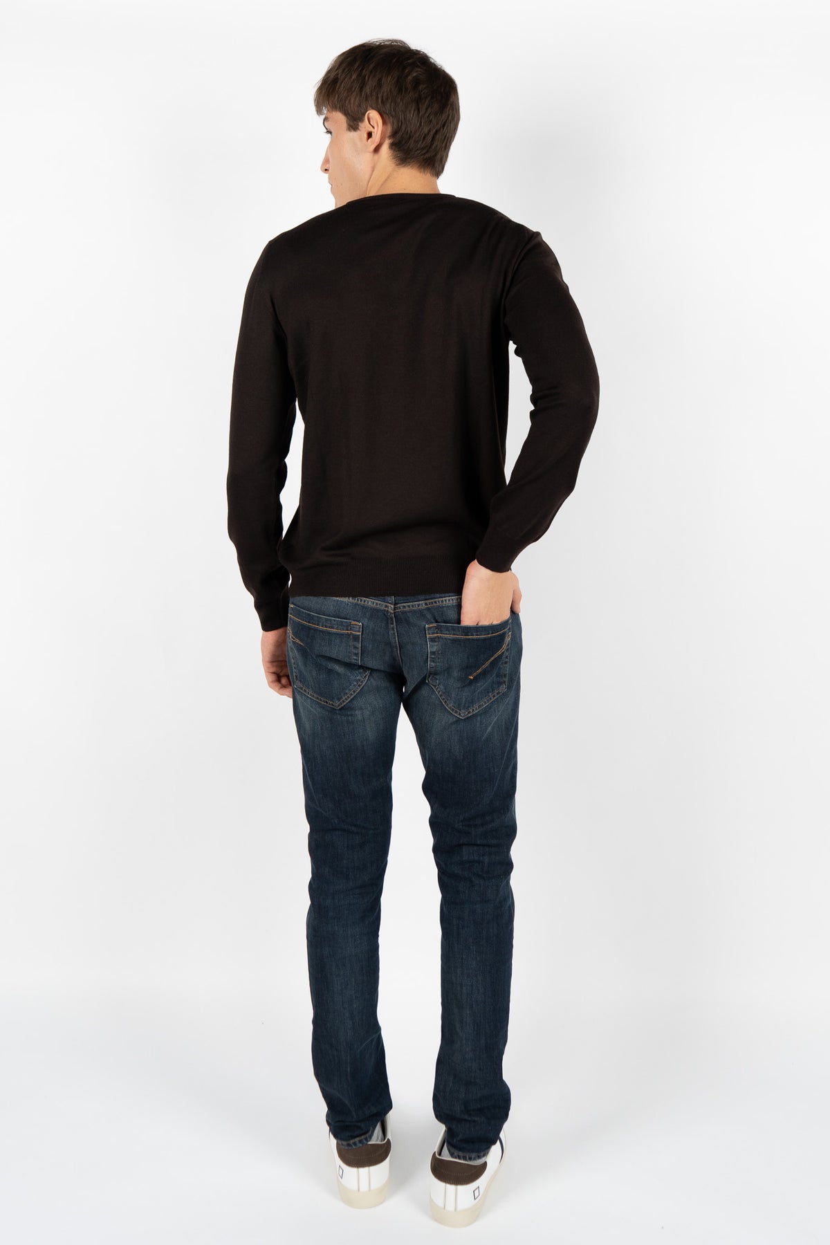 Maglia a scollo a V 55115/14290 195 GRAN SASSO 