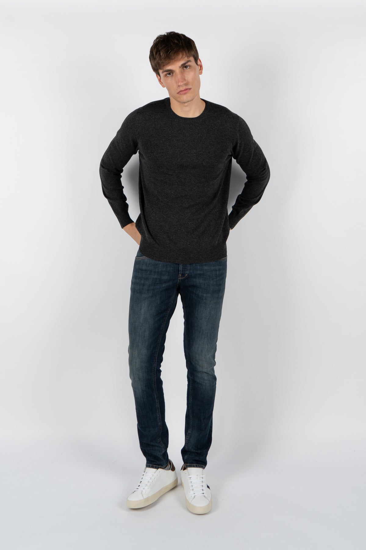 Girocollo in misto cashmere 55167/19690 098 GRAN SASSO 