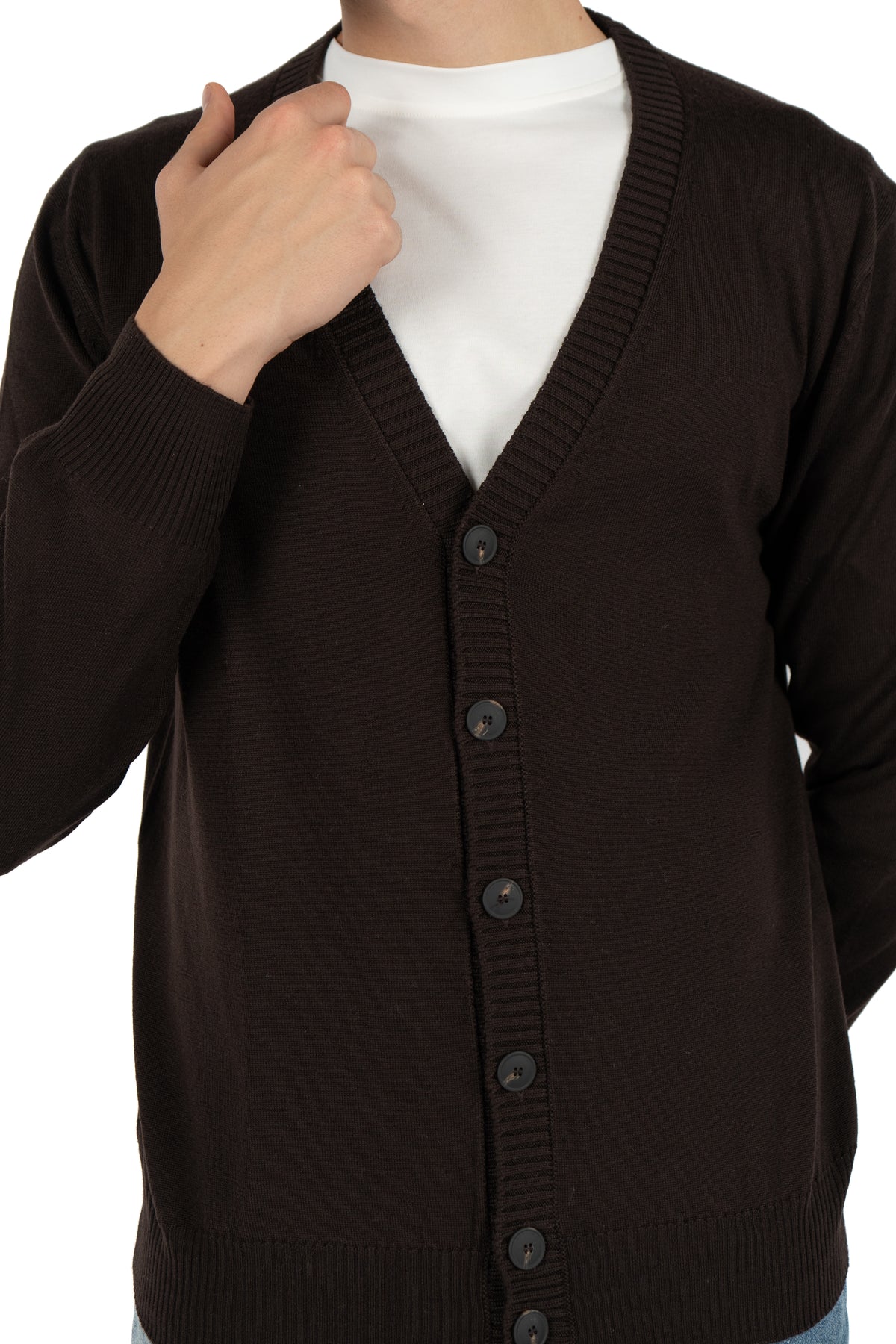 Cardigan scollo a V  57104/14821 195 GRAN SASSO 