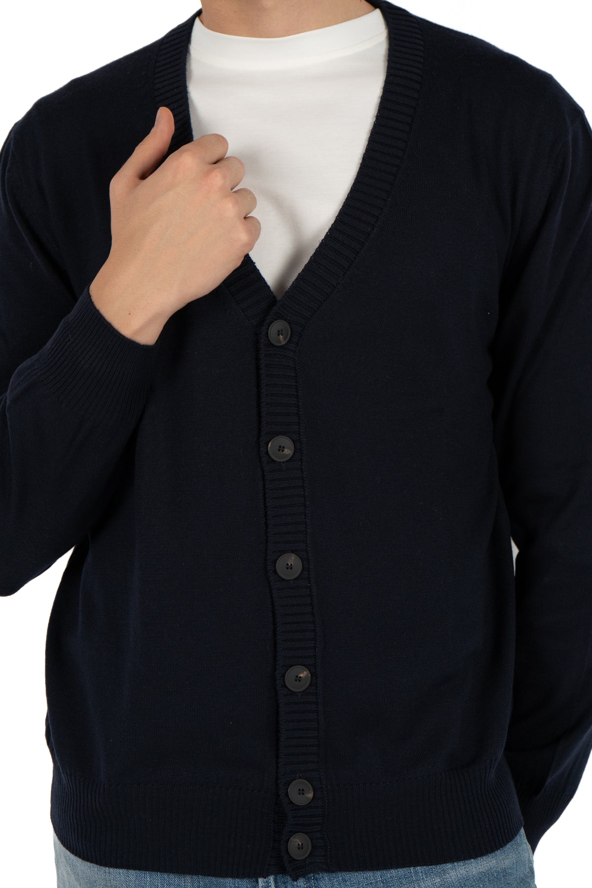 Cardigan scollo a V 57104/14821 598 GRAN SASSO 