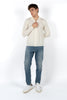 Full zip polo shirt