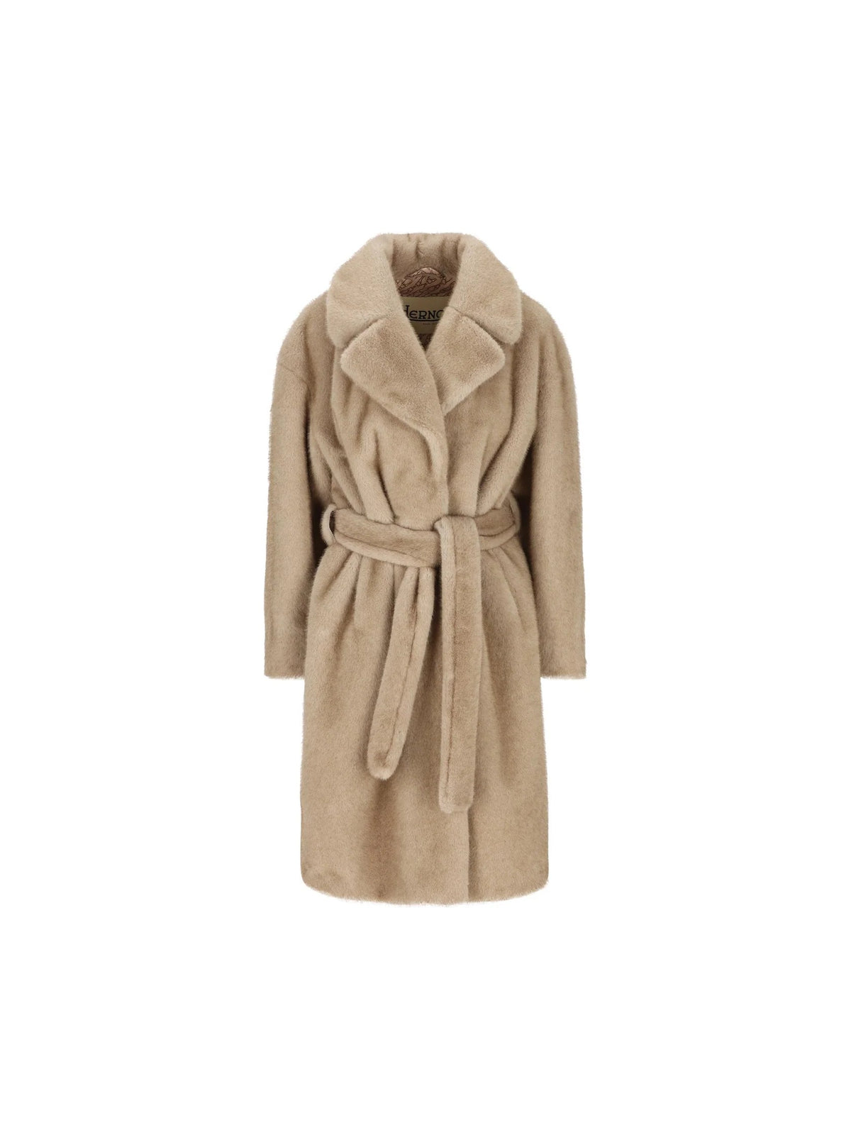 Cappotto lungo in soft faux fur CA000582D12739 1985 HERNO 