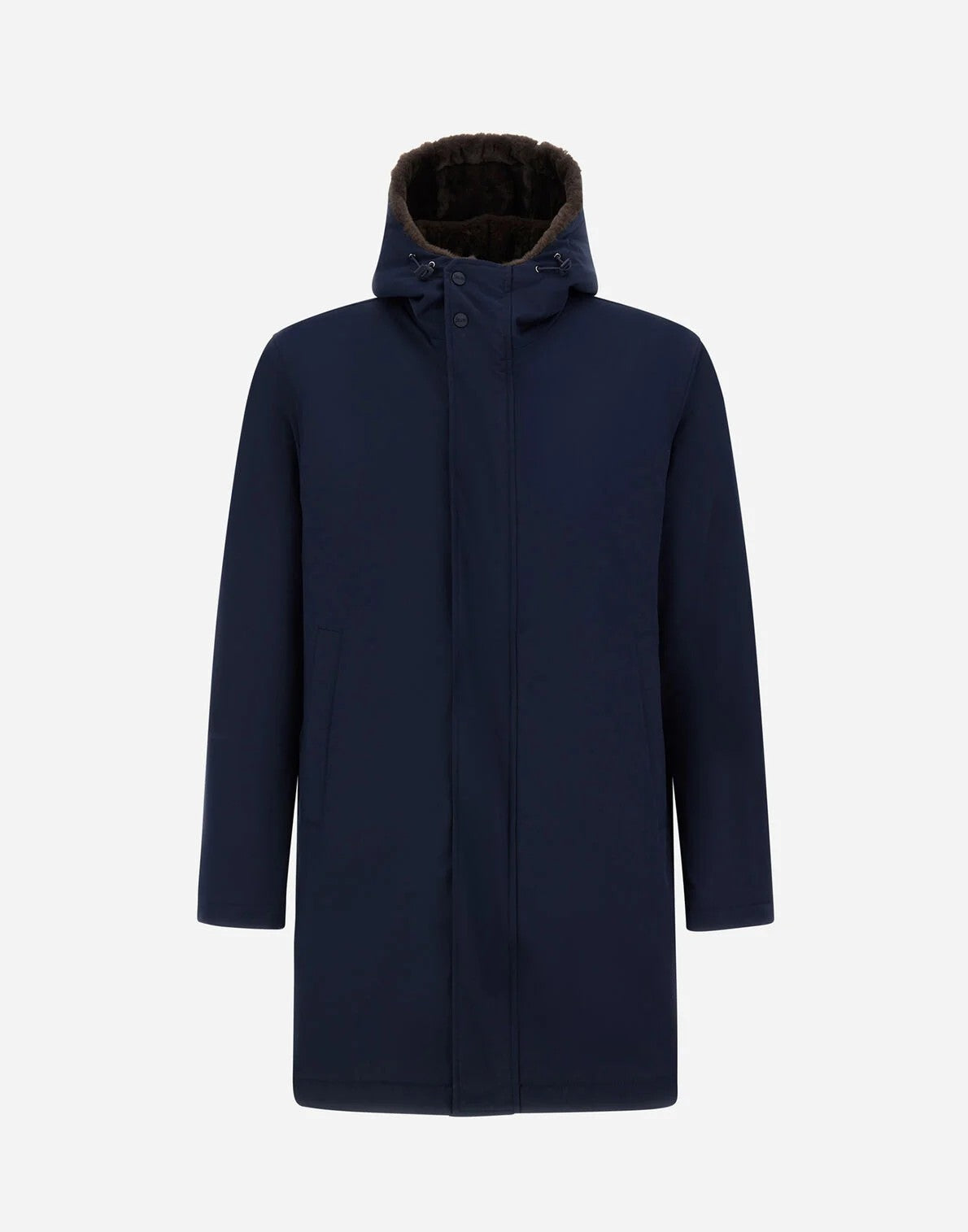 Parka lungo in keystone e light faux fur PA000170U12343Z 9200 HERNO 