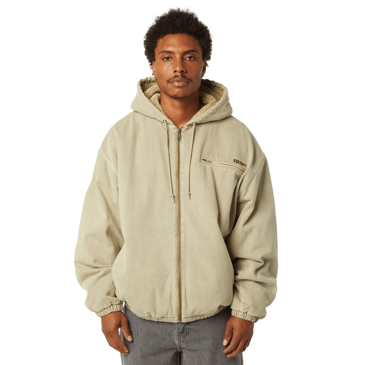 What A Jungle Denim Work Jacket JK00482 DESRT HUF 