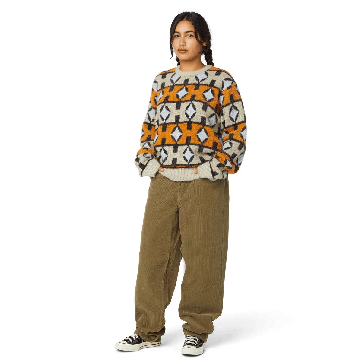 Space Age Crewneck Sweater KN00563 SUNST HUF 